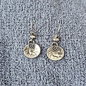 Silpada .925 Hammered Sterling Silver Earrings